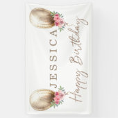 Banderoles Joyeux Anniversaire Parties scintillant de luxe be (Vertical)