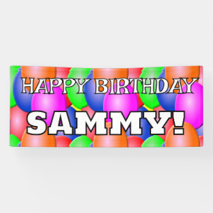 Banderoles Joyeux anniversaire personnalisable avec nom