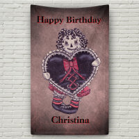 Joyeux Anniversaire Poupée de chiffon gothique gru