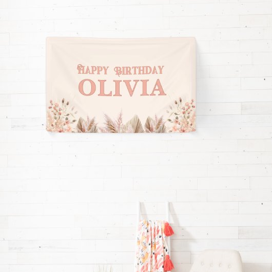 Banderoles Joyeux anniversaire Rainbow Girl (Insitu)