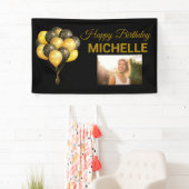 Banderoles Joyeux Balloon d'anniversaire Photo Chaque année P (En situation)