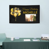 Banderoles Joyeux Balloon d'anniversaire Photo Chaque année P (Salon professionnel)