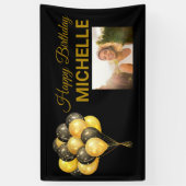 Banderoles Joyeux Balloon d'anniversaire Photo Chaque année P (Vertical)