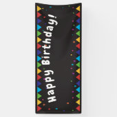 Banderoles Joyeux cadre photo d'anniversaire (Vertical)