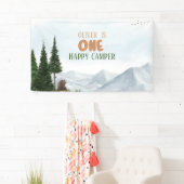 Banderoles Joyeux Camper Forest Boy Fête d'anniversaire (En situation)