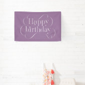 Banderoles Joyeux design d'anniversaire (Insitu)
