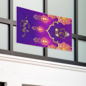 Banderoles Joyeux Diwali avec Ganesh, Rangoli et Diya (Bâtiment extérieur)