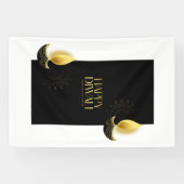 Banderoles Joyeux Diwali avec Rangoli et Diya (Horizontal)