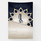 Banderoles Joyeux Diwali avec Rangoli et Diya (Verticale)