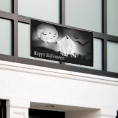 Banderoles Joyeux fantôme d'Halloween dans les cimetières (Bâtiment extérieur)