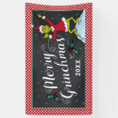 Banderoles Joyeux Grinchmas | Grinch Holiday Party (Vertical)