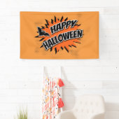 Banderoles Joyeux Halloween (En situation)