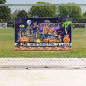 Banderoles Joyeux Halloween ! (En situation)