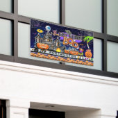 Banderoles Joyeux Halloween ! (Bâtiment extérieur)