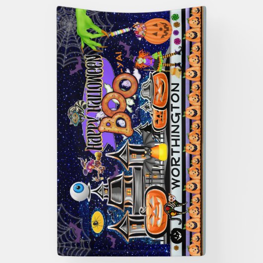 Banderoles Joyeux Halloween ! (Vertical)