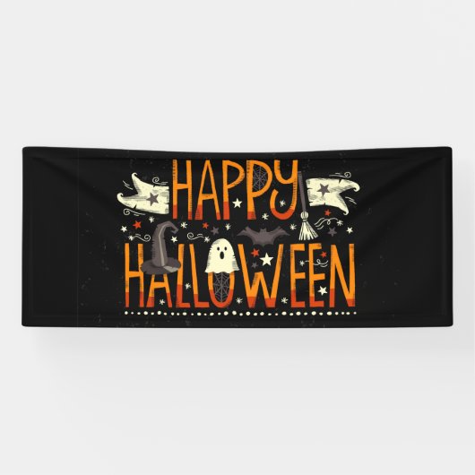 Banderoles Joyeux Halloween (Horizontal)