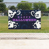 Banderoles Joyeux Halloween (En situation)
