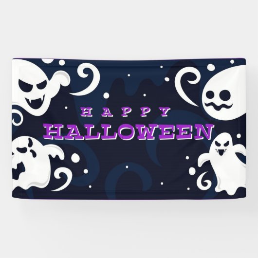 Banderoles Joyeux Halloween (Horizontal)