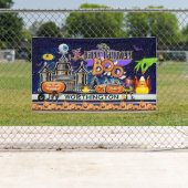 Banderoles Joyeux Halloween ! (En situation)