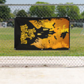 Banderoles Joyeux Halloween 2 (En situation)