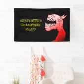 Banderoles Joyeux Halloween Ghoul (En situation)