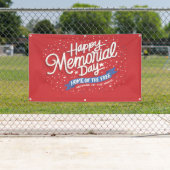 Banderoles Joyeux Memorial Day (En situation)