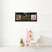 Banderoles Joyeux N'IMPORTE QUEL Anniversaire | Étoiles | Pho (En situation)