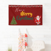 Banderoles Joyeux Noël (En situation)