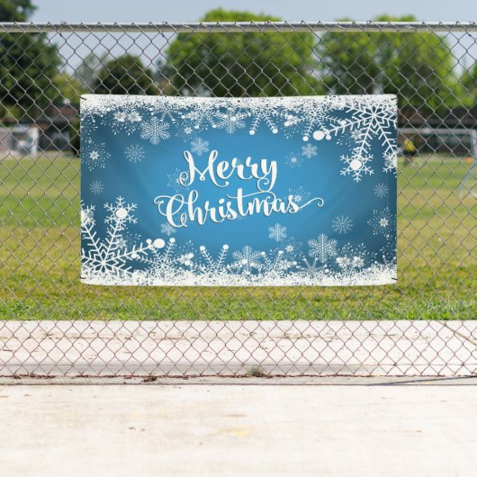 Banderoles Joyeux Noël 2 (En situation)