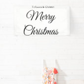 Banderoles Joyeux Noël ajouter le nom texte personnalisé cade (Insitu)