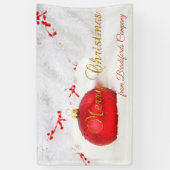 Banderoles Joyeux Noël, balles de Noël (Vertical)