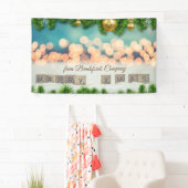 Banderoles Joyeux Noël, balles de Noël (En situation)