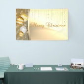 Banderoles Joyeux Noël, Bals de Noël, Faux Gold (Salon professionnel)