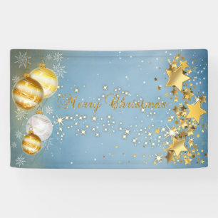 Banderoles Joyeux Noël, boules de Noël,étoiles, scintillement