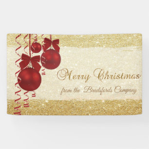 Banderoles Joyeux Noël ,Boules de Noël,Pailleté,Entreprise