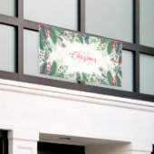 Banderoles Joyeux Noël et Joyeux Nouvel An (Bâtiment extérieur)