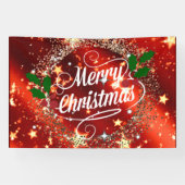 Banderoles Joyeux Noël, festif et festif, (Horizontal)