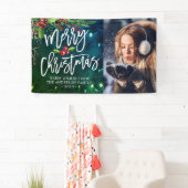 Banderoles Joyeux Noël Joyeux Nouvel An Fête Photo (En situation)