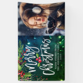 Banderoles Joyeux Noël Joyeux Nouvel An Fête Photo (Vertical)