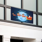 Banderoles Joyeux Noël Père Noël et Sleigh (Bâtiment extérieur)