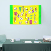 Banderoles Joyeux Noël Vinyl Joyeux anniversaire (Salon professionnel)