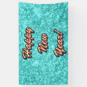 Banderoles Joyeux Nouvel An coloré (Vertical)