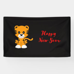 Banderoles Joyeux Nouvel An du tigre 2022