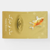 Banderoles Joyeux Nouvel An perse Poisson Norooz (Horizontal)