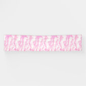 Banderoles Joyeux nuages rose (Horizontal)