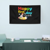 Banderoles Joyeux Premier Jour Faisons ce Welcome Back School (Salon professionnel)