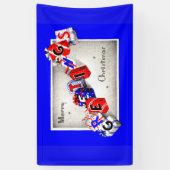 Banderoles Joyeux voeux Noël (Vertical)