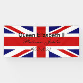 Banderoles Jubilé de platine. (Horizontal)