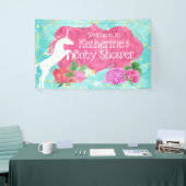 Banderoles Jumping Unicorn Filles brillantes Anniversaire (Salon professionnel)