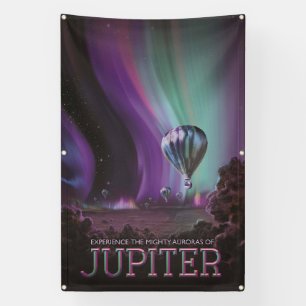 Banderoles Jupiter Travel by Hot Air Balloon Bighty Aurora